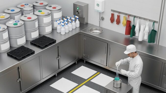 Reinigungsmittel sichere Produktionspraktiken