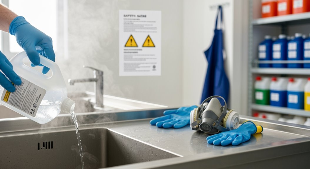 kontrollierte chemische Reinigungs-Sicherheitsprotokolle