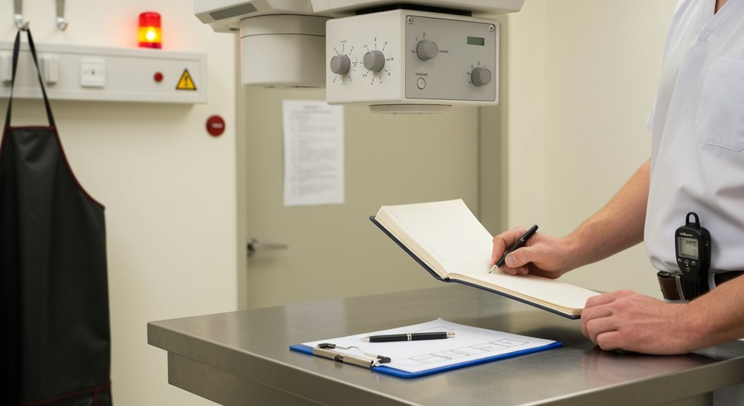 tägliche Röntgen-Sicherheits-Checkliste