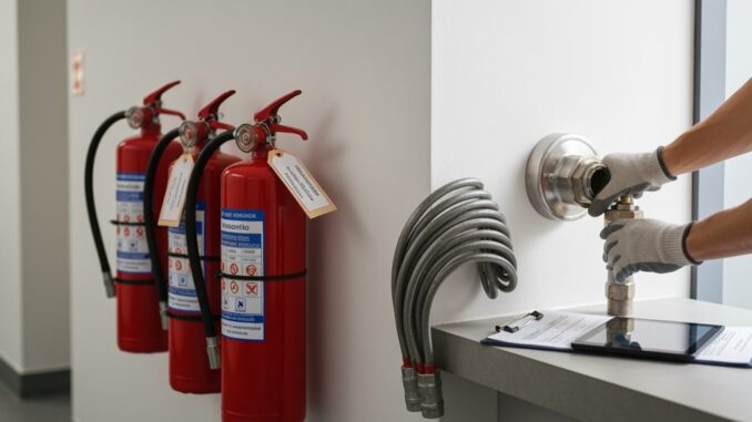 Feuerlöscher- und Hydrantenwartung