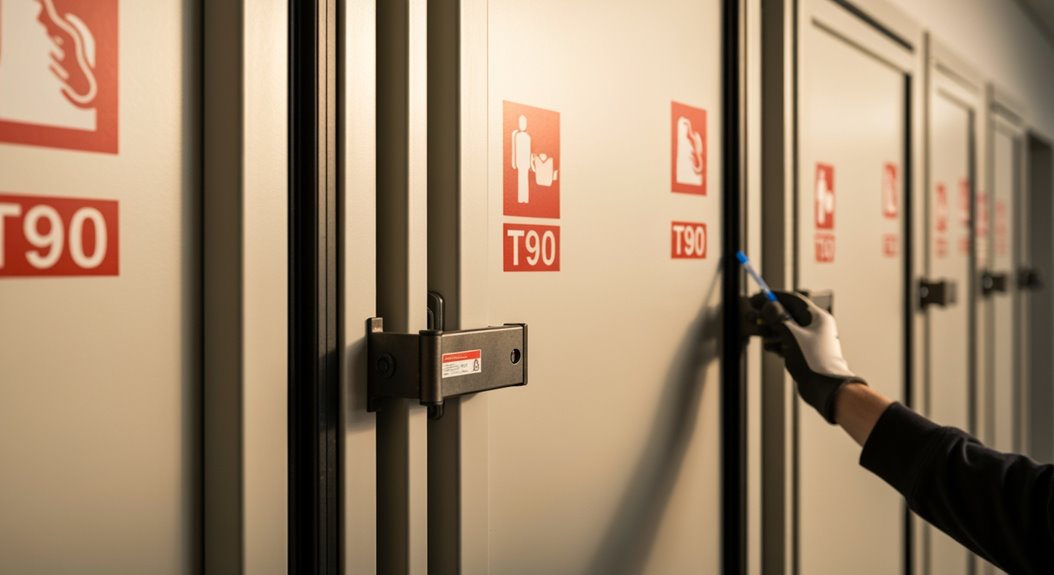 Feuerschutztür-Inspektionsaufgaben