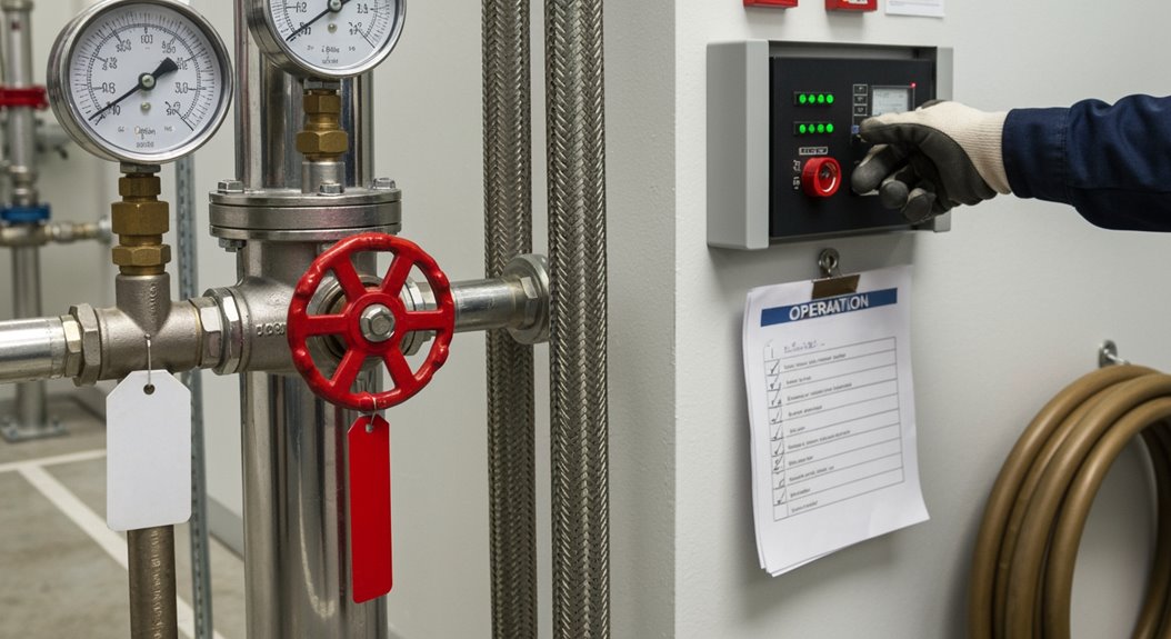 sofortiges Wichsen und Sprinkler-Reaktion