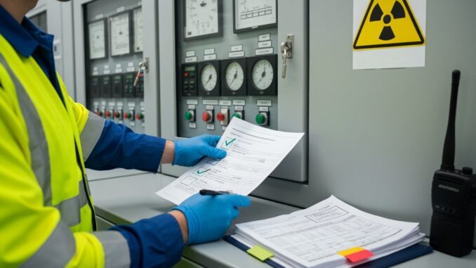 organisierte Gerätebedienung Strahlenschutz