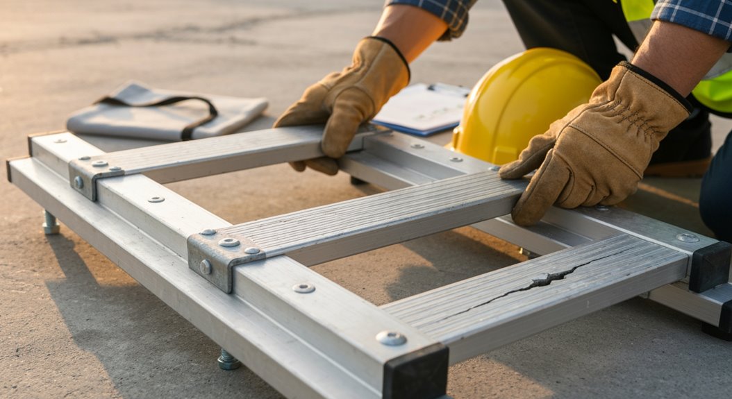 Vor der Benutzung Leiter Sicherheitsinspektion