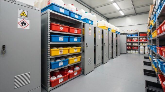 Lagerung von Gefahrstoffen